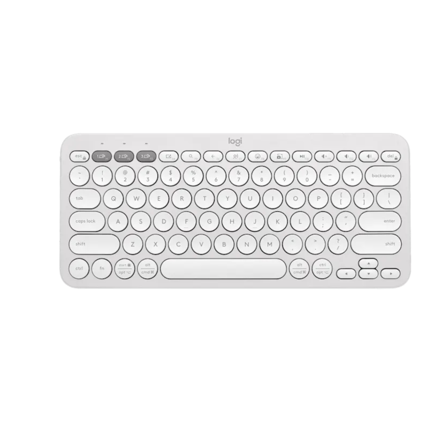 Logitech Pebble Keys 2 K380s, Multi-Device Bluetooth Wireless Keyboard with Customisable Shortcuts, Slim and Portable, Easy-Switch for Windows, macOS, iPadOS, Android, Chrome OS - 