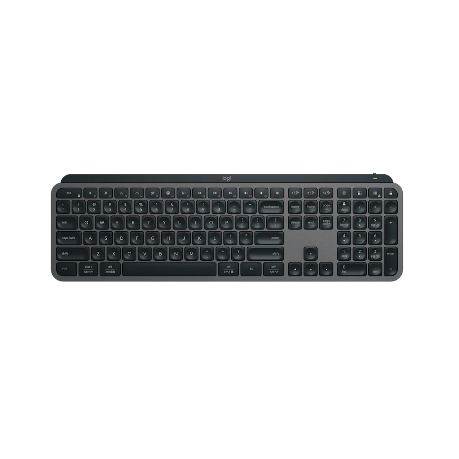 Logitech MX Keys S Wireless Keyboard, Low Profile, Fluid Precise Quiet Typing, Programmable Keys, Backlighting, Bluetooth, USB C Rechargeable, for Windows PC, Linux, Chrome, Mac 