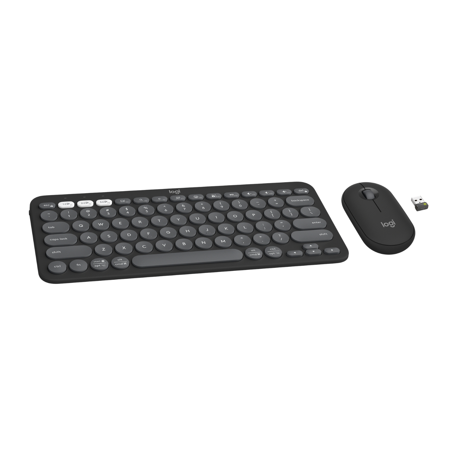 Logitech Bluetooth Keyboard Mouse Combo Pebble 2 Blue
