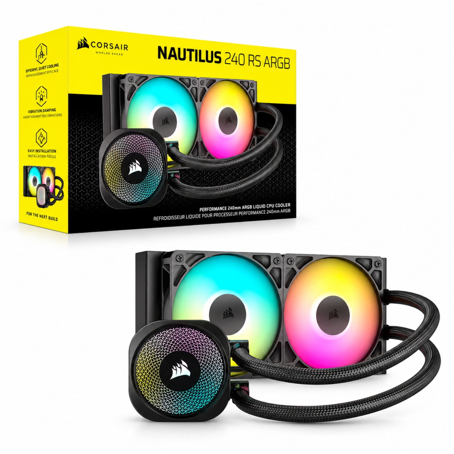 Corsair NAUTILUS 240 RS ARGB Processor Liquid Cooler