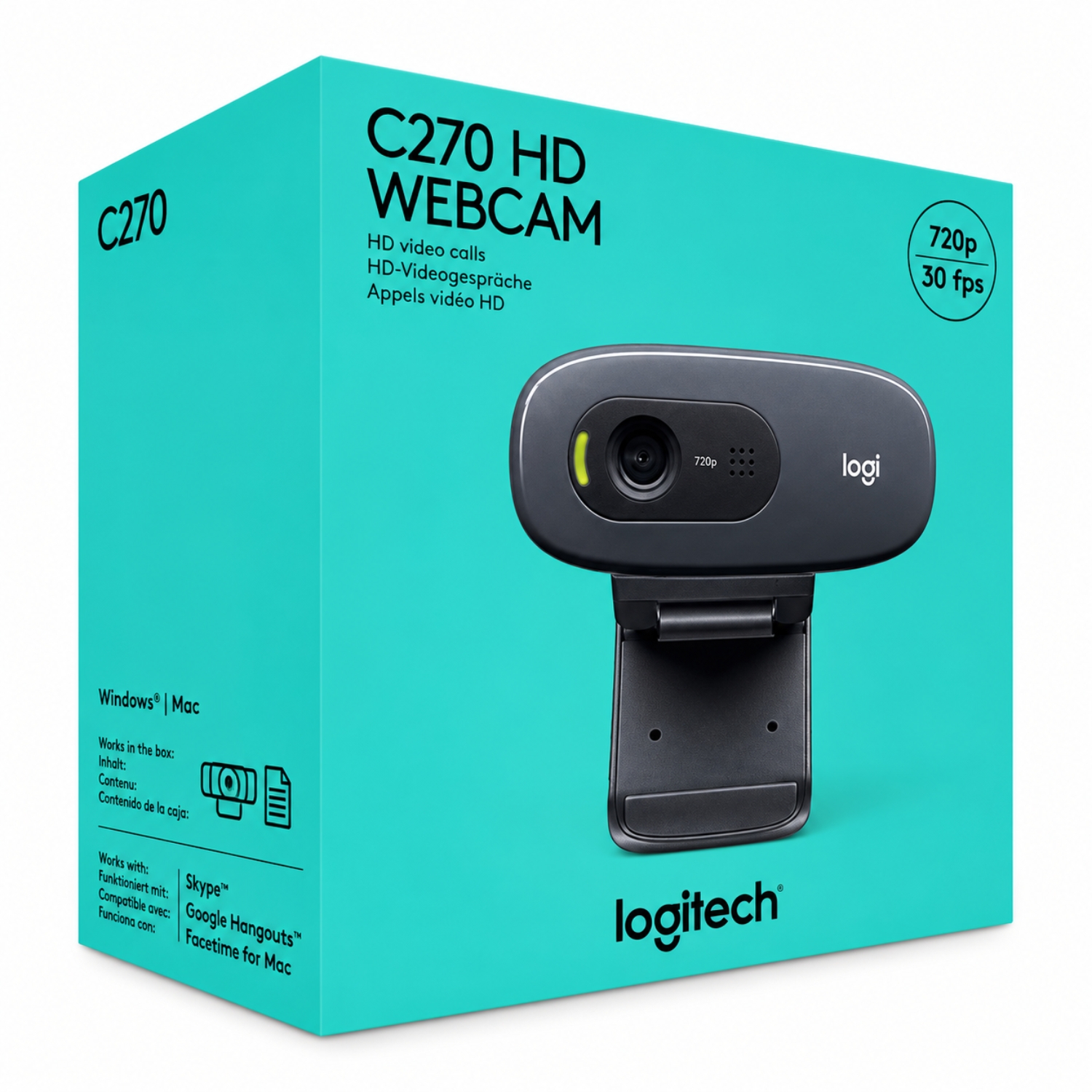 Logitech Webcam c270 720P