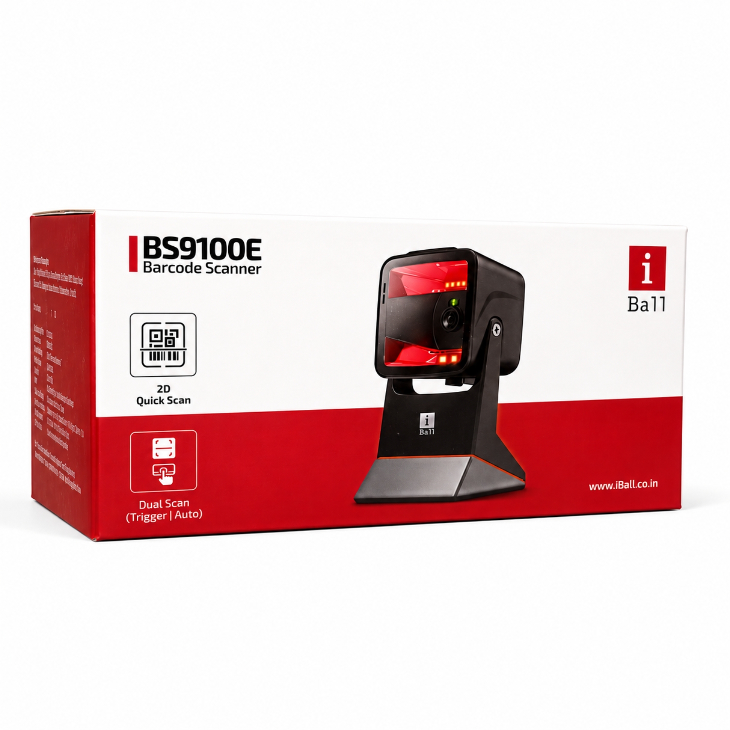 iBall BS9100E Omni20 USB 2D QR Barcode Scanner